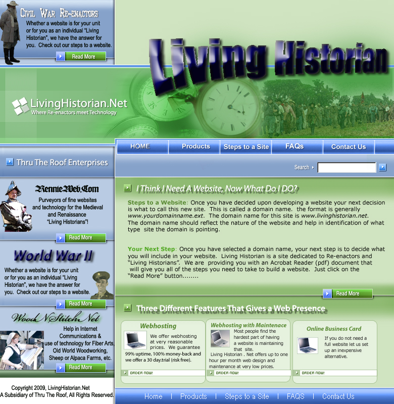 Living Historian (dot) Net